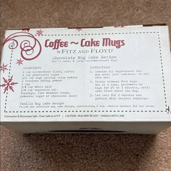 Fitz and Floyd Coffee Cake mugs - Picture 4 of 4